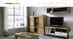 Desktop Screenshot of mueblesmateos.com